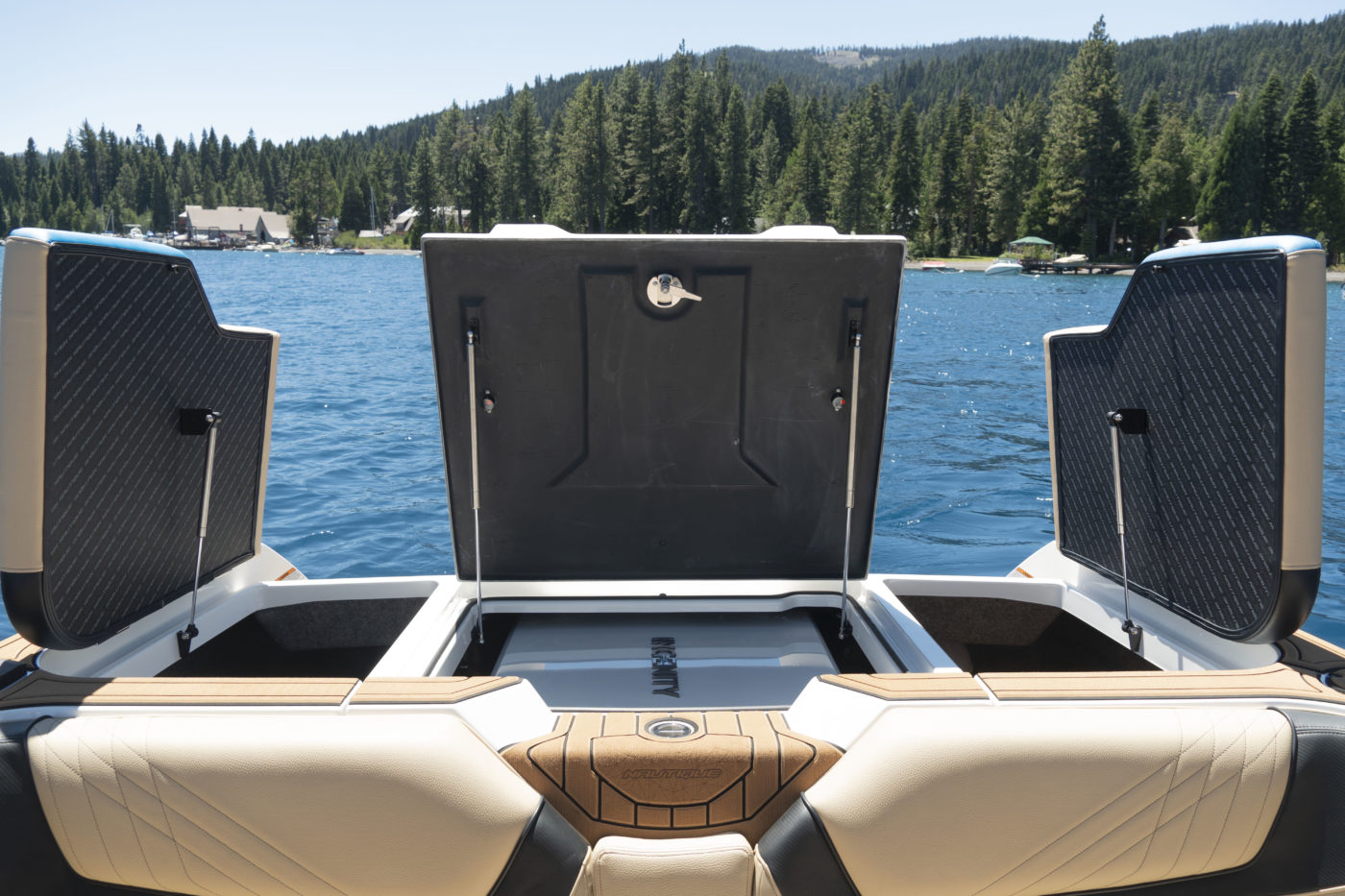 Electric Boat in Lake Tahoe Homewood High & Dry Marina