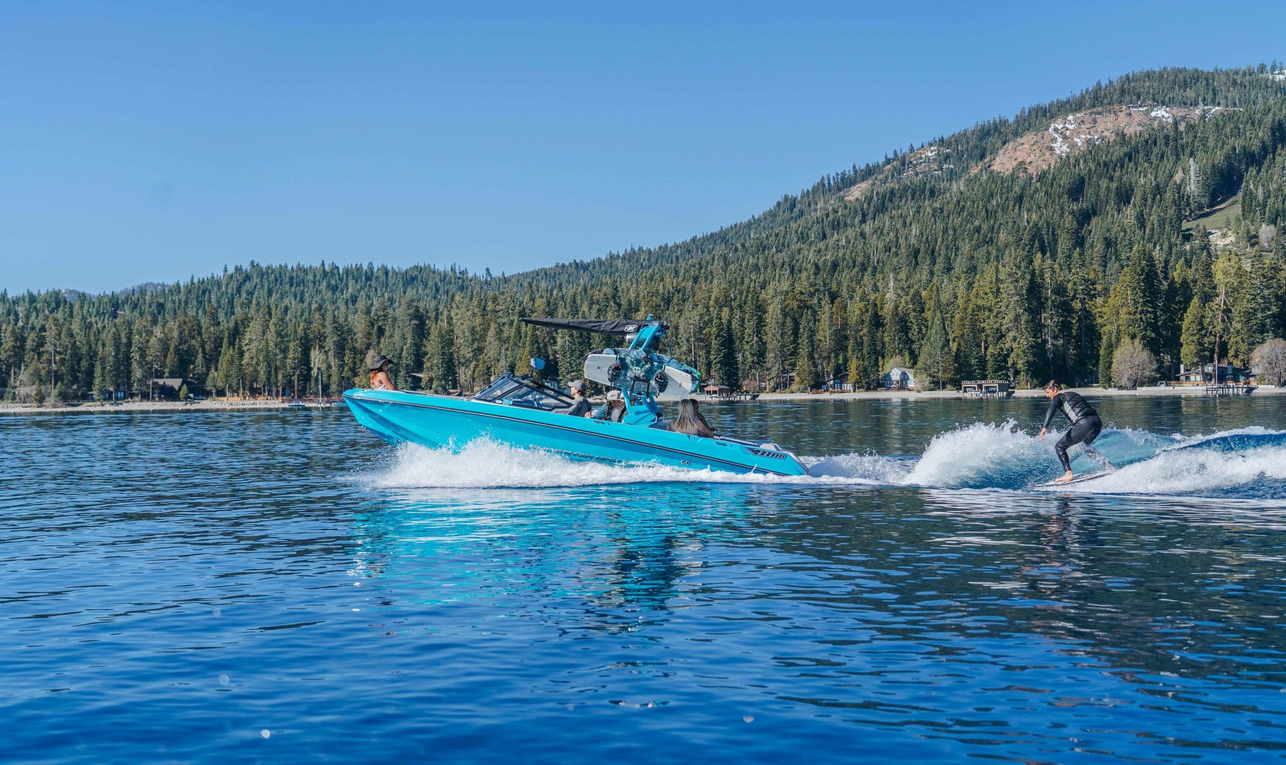 Super Air Nautique GS22E at Homewood High & Dry Marina Lake Tahoe powered by Ingenity Electric