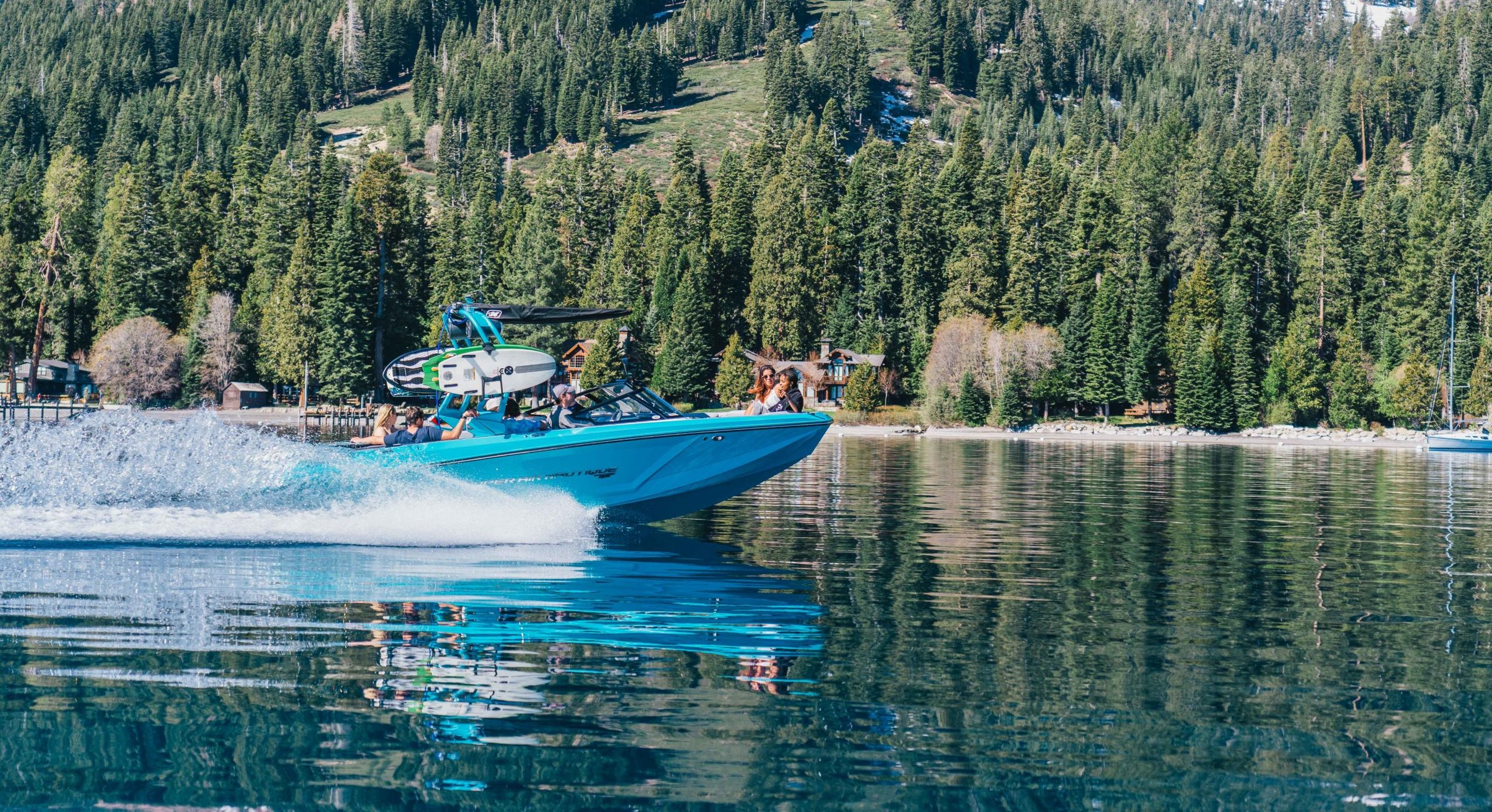 Super Air Nautique GS22E at Homewood High & Dry Marina Lake Tahoe powered by Ingenity Electric