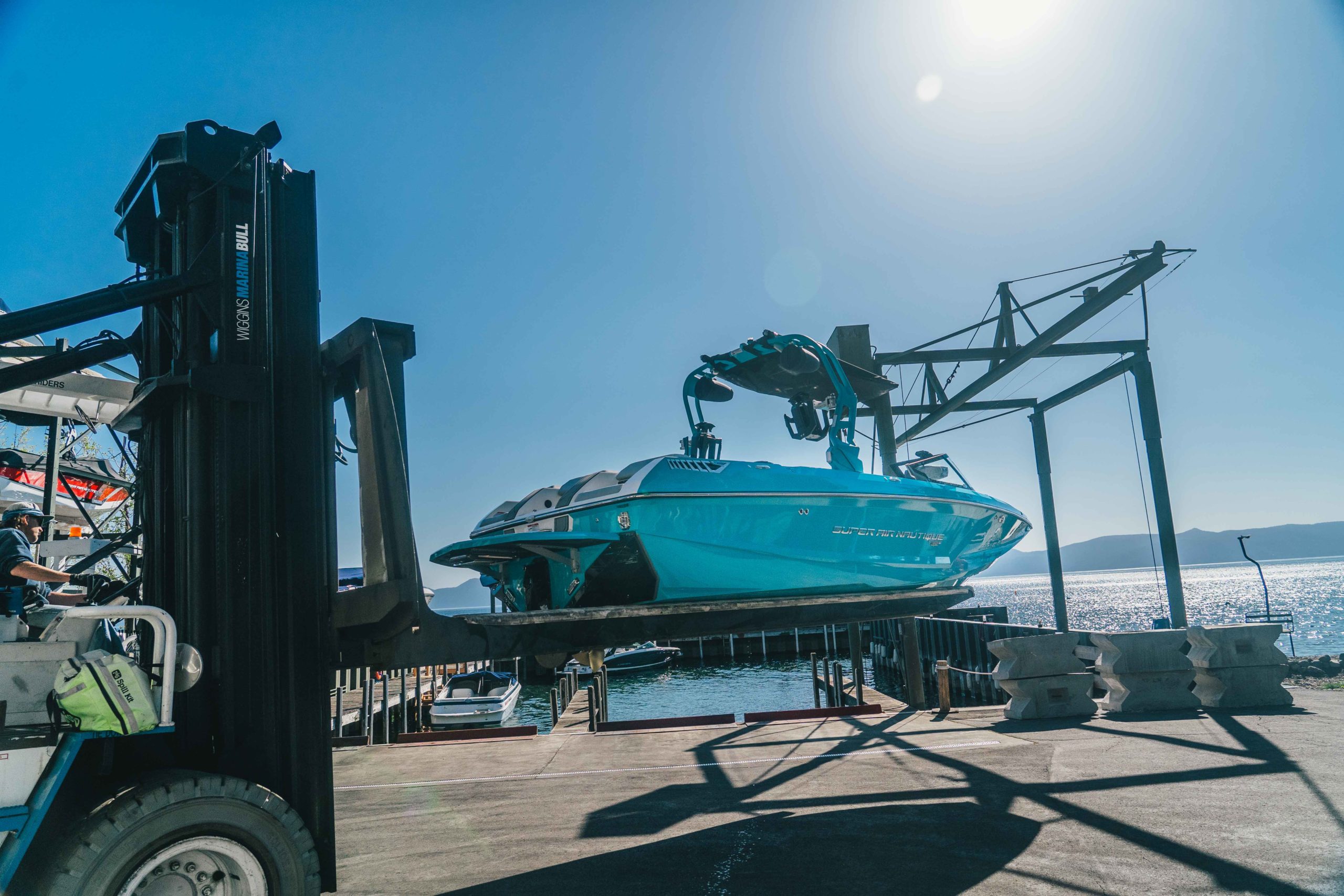 Super Air Nautique GS22E at Homewood High & Dry Marina Lake Tahoe powered by Ingenity Electric